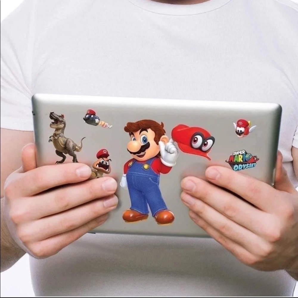 Super mario Hats Off tech decal pack